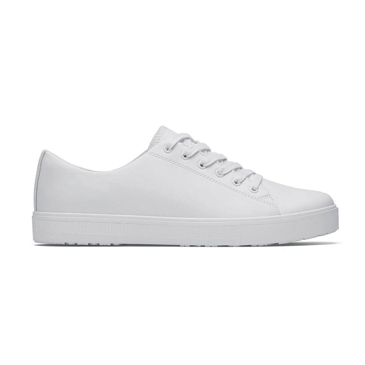 Shoes For Crews OLD SCHOOL LOW-RIDER IV DAMES EN HEREN Wit veterschoen antislip voor de zorg sector