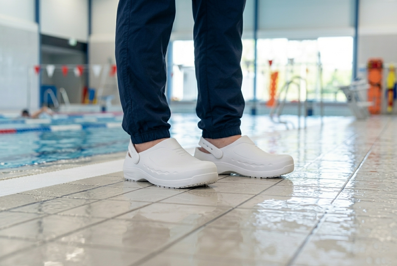 Antislip schoenen zwembad
