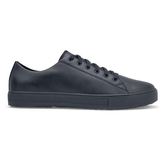 Shoes For Crews OLD SCHOOL LOW-RIDER IV DAMES EN HEREN ZWART veterschoen antislip voor bediening horeca